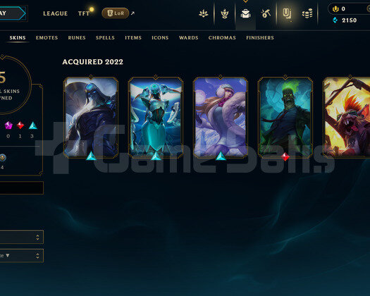 TR Unranked | 5 Kostüm - 21 Hero | LoL Hesap