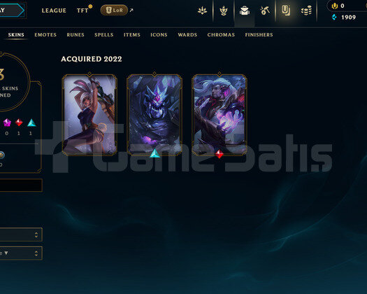 TR Unranked | 3 Kostüm - 30 Hero | LoL Hesap