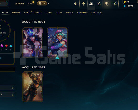 TR Unranked | 3 Kostüm - 30 Hero | LoL Hesap