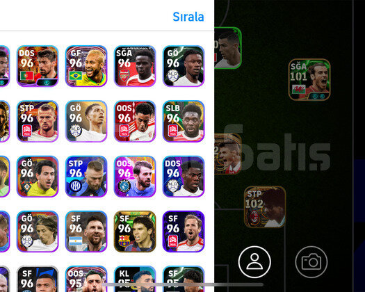 satılık pes hesabı eski kartlar var