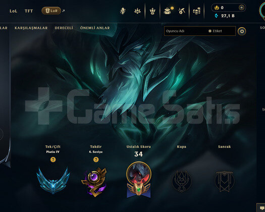 EUW Plat 4 | 2 Kostüm. - 47 Hero | RANKED READY!
