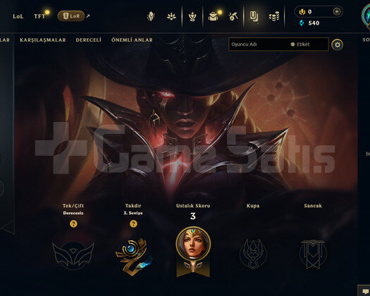 TR Unranked | 6 Kostüm - 26 Hero | LoL