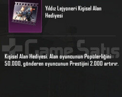 Pubg 50k animasyonlu Anında teslimat