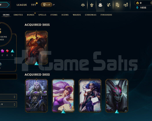 TR Unranked | 5 Kostüm - 27 Hero | LoL Hesap
