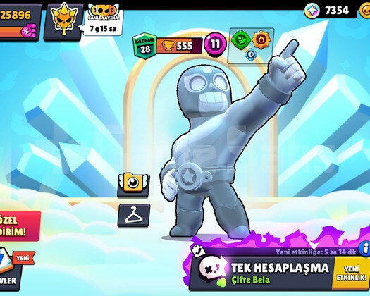 25.000 KUPA DÜŞÜK BÜTÇE BRAWL STARS HESABI KAÇMAZ