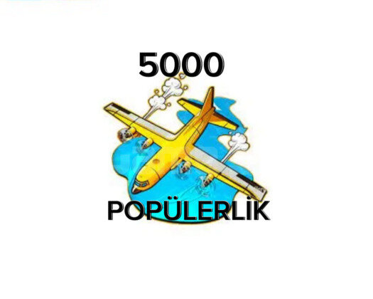 5.000 popülerlik hızlı teslimat
