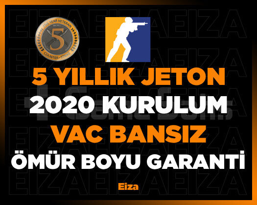 5 YILLIK JETON CS2 | GARANTİ