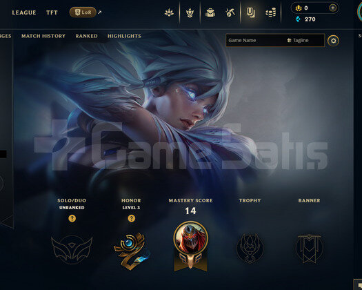 EUW Unranked | 4 Kostüm - 42 Hero | LoL Hesap