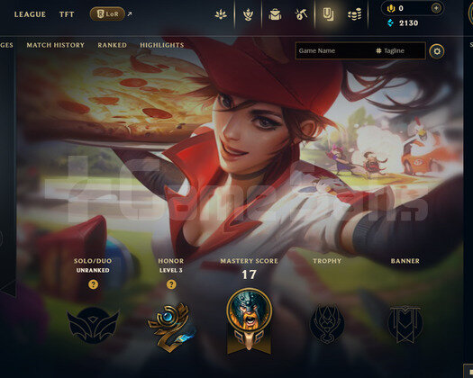 EUW Unranked | 3 Kostüm - 38 Hero | LoL Hesap