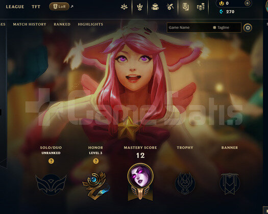 EUW Unranked | 2 Kostüm - 25 Hero | LoL Hesap