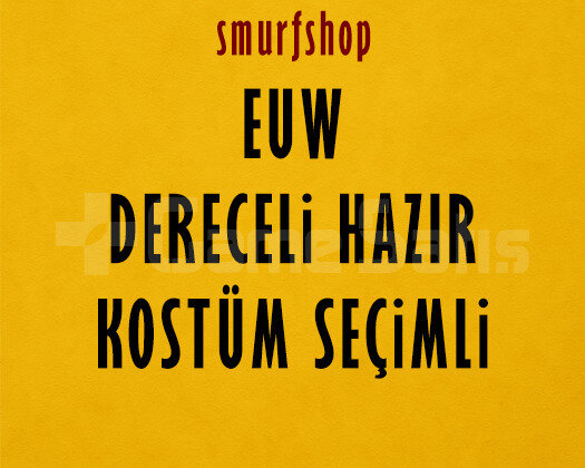 EUW DERECELİ HAZIR KOSTÜM SEÇİMLİ