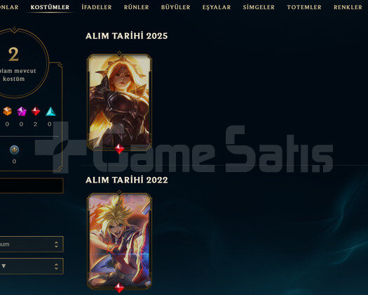TR Unranked | 2 Kostüm - 26 Hero | LoL