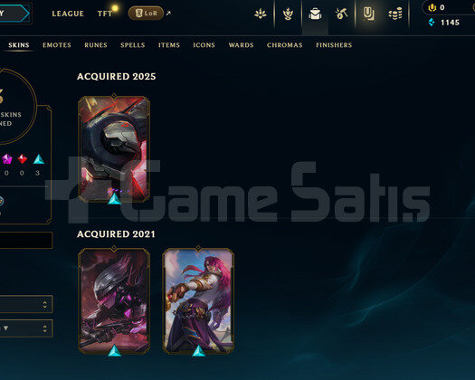 TR Unranked | 3 Kostüm - 23 Hero | LoL Hesap