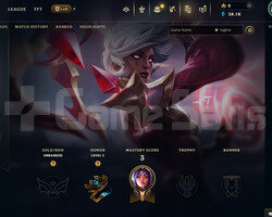 EUW Unranked | 1 Kostüm - 38K Mö | Dereceli Hazır