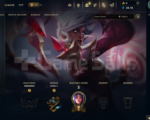 EUW Unranked | 1 Kostüm - 38K Mö | Dereceli Hazır