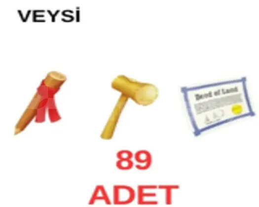 89 ADET ARAZİ MALZEMESİ HAY DAY
