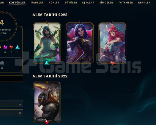 TR Unranked | 4 Kostüm - 35 Hero | LoL
