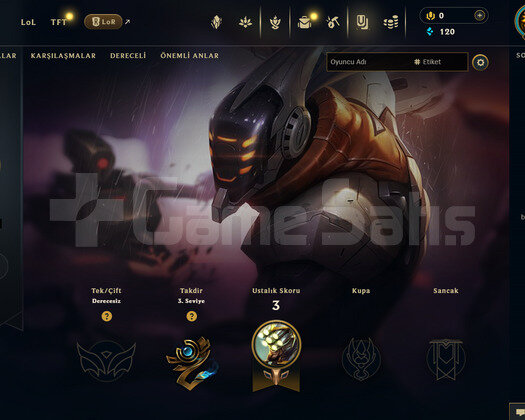 TR Unranked | 4 Kostüm - 35 Hero | LoL