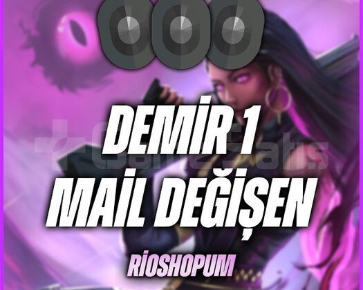 TR - DEMİR 1 - MAİL DEĞİŞEN - ULTRA DÜŞÜK MMR!