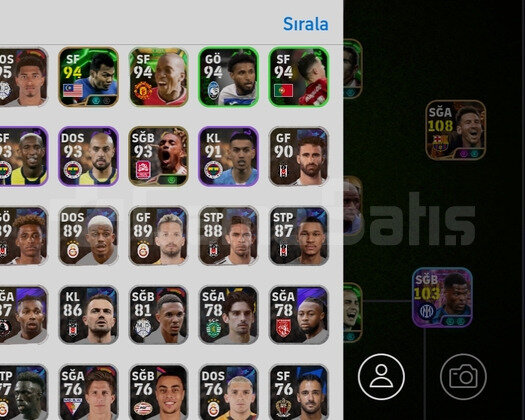 KG3210 2 BOMBACI 105 NEYMAR 106 CANTONA