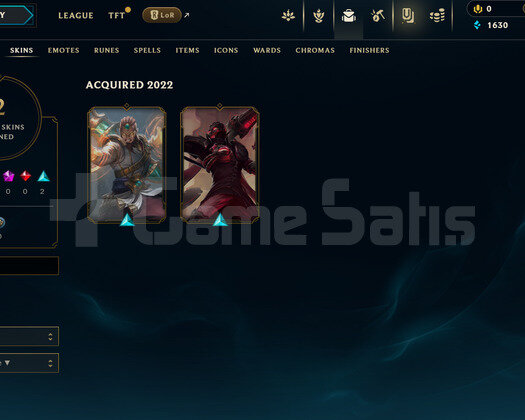TR Unranked | 2 Kostüm - 20 Hero | LoL Hesap
