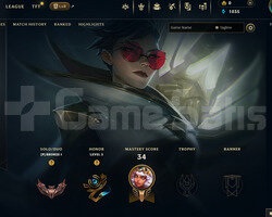 EUW Bronz 1 | 7 Kostüm - 43 Hero | LoL Hesap
