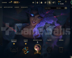 EUW Unranked | 5 Kostüm - 35K Mö | LoL Hesap