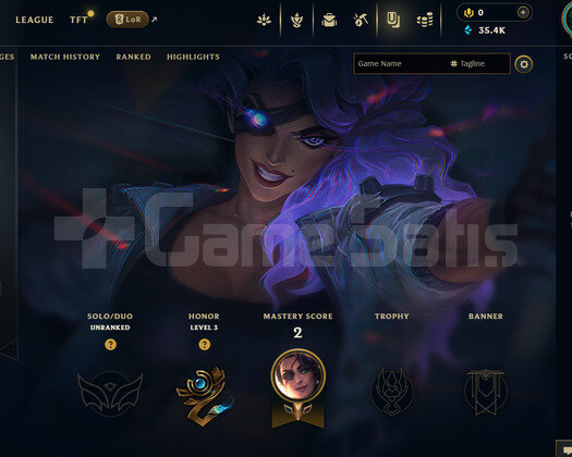 EUW Unranked | 5 Kostüm - 35K Mö | LoL Hesap
