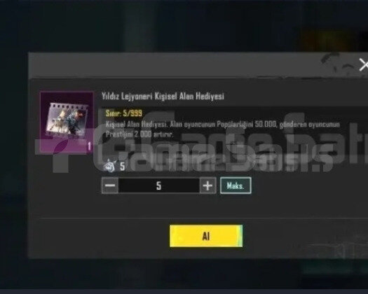 50k pop ucuz ilk gelen alır  3 adet var