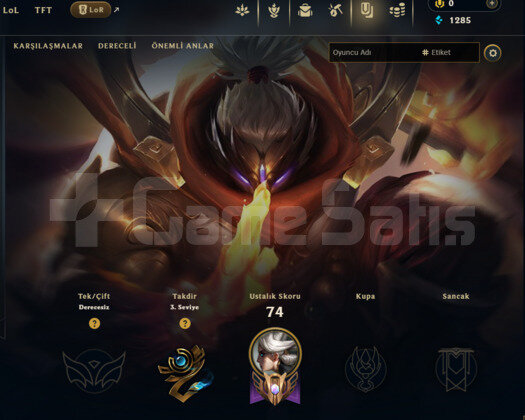 GEÇEN SEZON ELMAS / ELLE KASILMIŞ/ RANKED READY