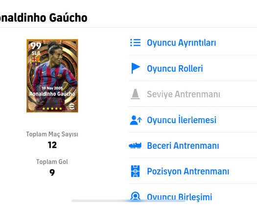 ronaldinho sevenlere hesap