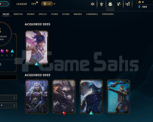 TR Unranked | 5 Kostüm - 33 Hero | LoL Hesap