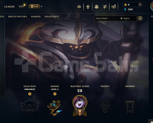 TR Unranked | 5 Kostüm - 33 Hero | LoL Hesap