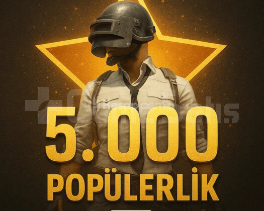 5000 popülerlik hızlı teslimat