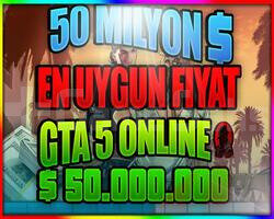 PS5-PS4 GTA ONLİNE 50.000.000