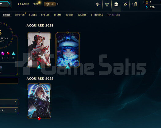 EUW Unranked | 3 Kostüm - 36 Hero | LoL Hesap