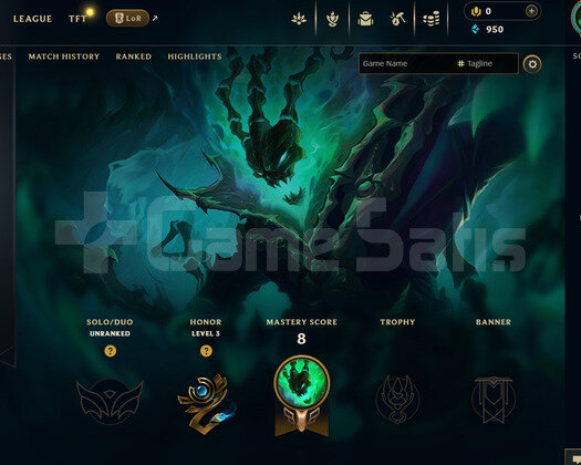 EUW Unranked | 26 Hero - 3 İade Hakkı | LoL Hesap