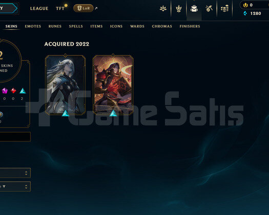 EUW Unranked | 2 Kostüm - 21 Hero | LoL Hesap