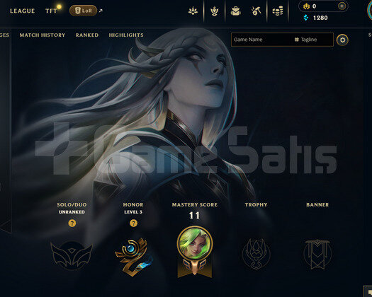 EUW Unranked | 2 Kostüm - 21 Hero | LoL Hesap