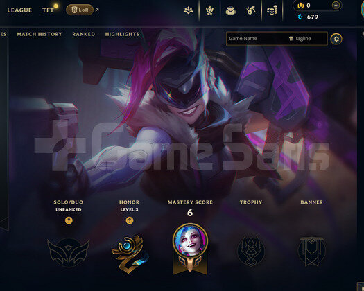 EUW Unranked | 1 Kostüm - 20 Hero | LoL Hesap