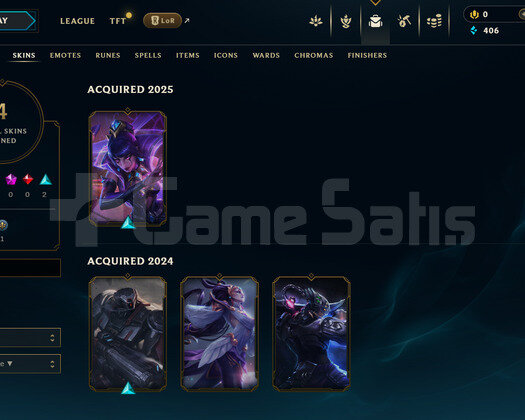 EUW Unranked | 4 Kostüm - 38 Hero | LoL Hesap