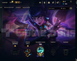 EUW Unranked | 4 Kostüm - 38 Hero | LoL Hesap