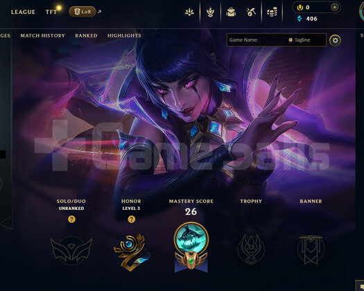 EUW Unranked | 4 Kostüm - 38 Hero | LoL Hesap