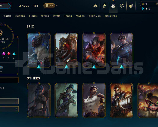 EUW Unranked | 9 Kostüm - 40 Hero | Dereceli Hazır