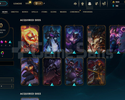EUW Gold 4 | 10 Kostüm - 46 Hero | LoL Hesap