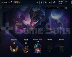 EUW Gold 4 | 10 Kostüm - 46 Hero | LoL Hesap