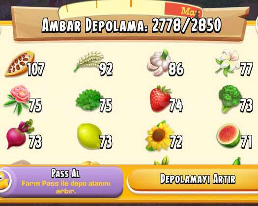 119 SEVİYE 3000 AĞIL GENİŞ ARAZİ EMEK HESABI