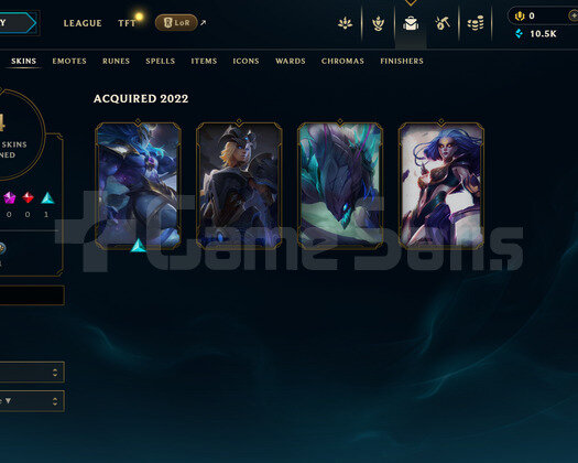TR Unranked | 4 Kostüm - 10K Mö | LoL Hesap