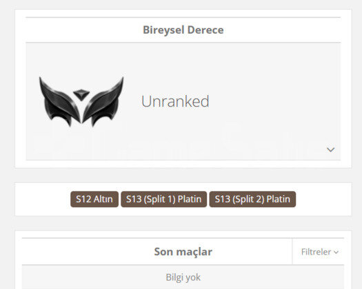 ELLE KASILMIŞ / GEÇEN SEZON PLAT / 52 LEVEL