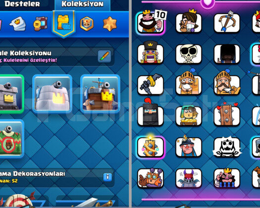 49 LVL CR & 25+ MAX KART | 37 EMOJİ - 8000 KUPA